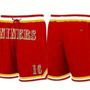 New San Francisco 49ers Niners Red Men's Shorts